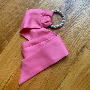 GapKids Girls Bedazzled Pink Round Buckle Belt